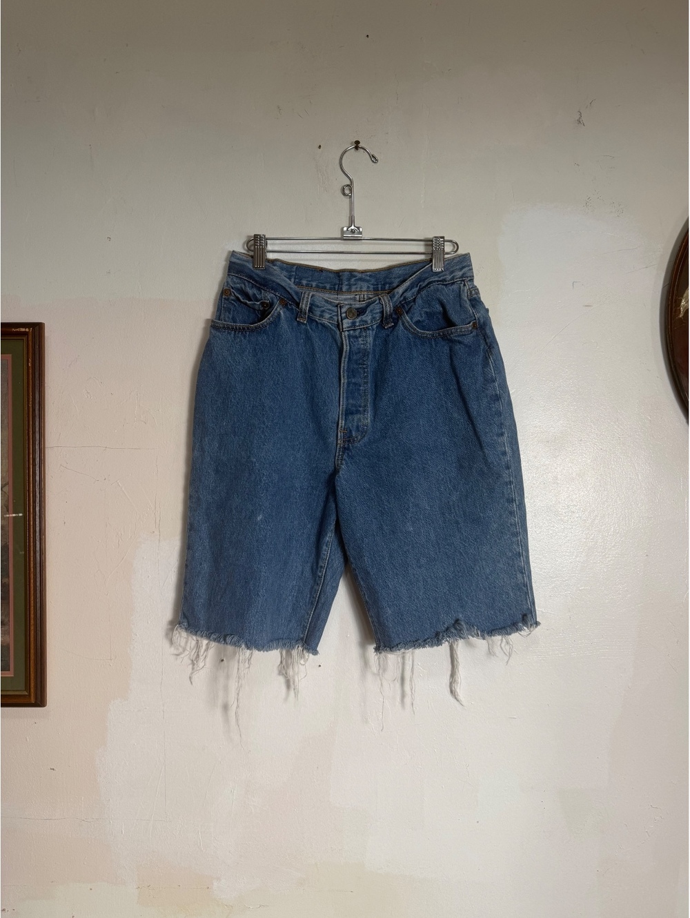 Levi's Vintage Cut-Off Denim Shorts Blue 90s